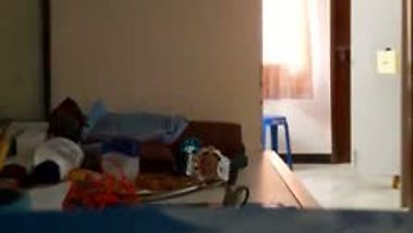 Tamil mom dress change spy video