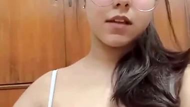 Indian nude girl shows her big boobs on camera