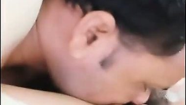 Licking chut of friends wife