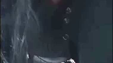 Beautiful girlfriend in maxi shows boobs viral video