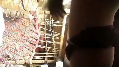 Rajasthani sex MMS of Devar, Bhabhi fucking in a hut – Part 2